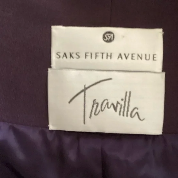 Travilla 3-Piece Eggplant Pantsuit - Picture 7 of 7